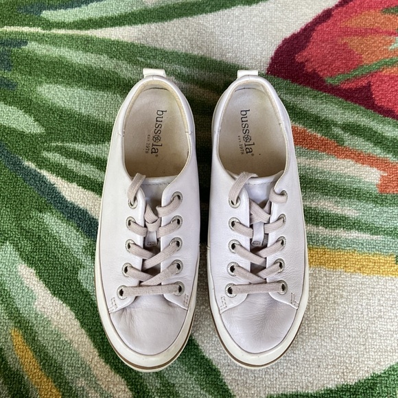Bussola/ Anthropologie Koln/Karen Silk Vapor Lace up Dressier Sneakers - Picture 9 of 13